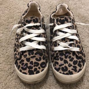 Leopard print sneakers